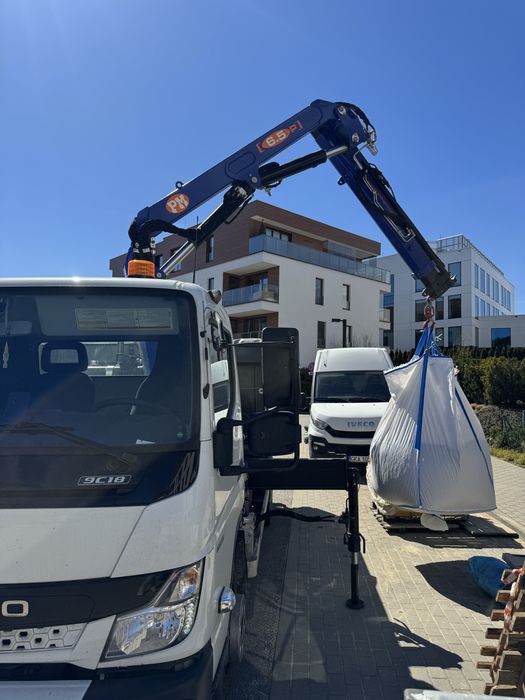 Piasek w workach big bag / dostawa HDS / kruszywa w big bag