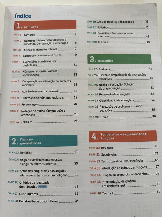Caderno de atividades matemática “MAT7”