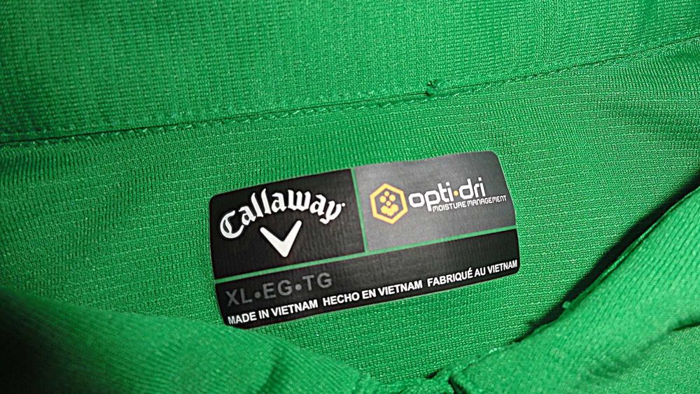 Callaway Opti-Dri - GOLF POLO - Oryginalna koszulka - Rozmiar XL - OKAZJA!