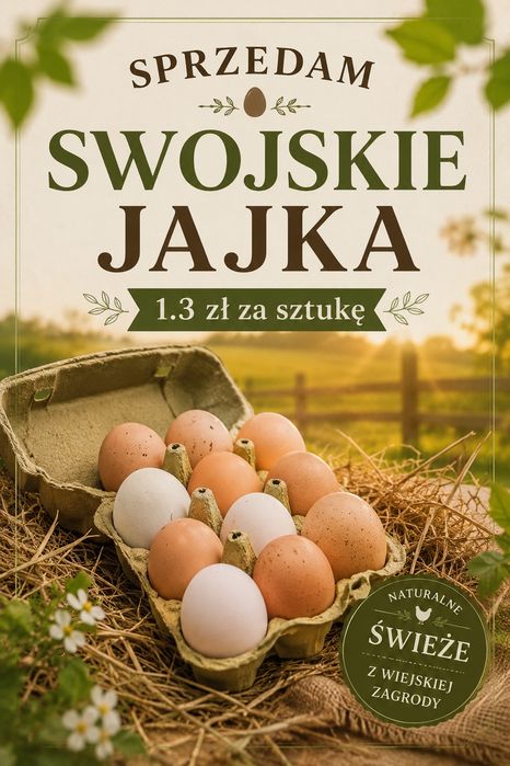 Świeże jajka 1.3