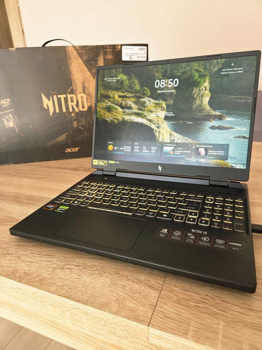 Acer Nitro 16 R5-8645HS/16GB DDR5/RTX4050/16" 180Hz/W11. GWARANCJA/FV