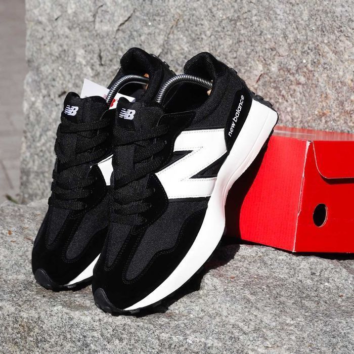 (1527-1738) SALE Кросівки New Balance 327 чорні (38-45) нб nb ню беленс