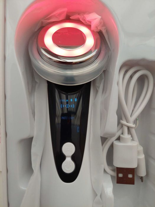 Massageador facial e Skin Care Ultrassónico - Novo