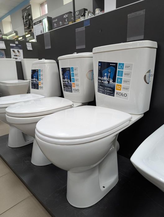 ДВА РЕЖИМИ зливу води! Унітаз-компакт із горизонтальним випуском!