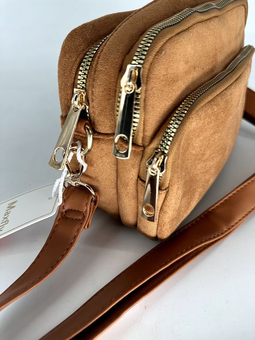 Nowa torebka damska zamsz maxfly