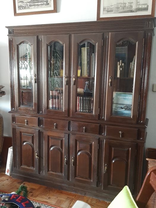 Móvel Mogno estante livros