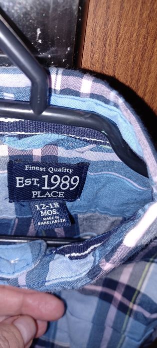 Koszula kratka 12/18m 80/86 Place