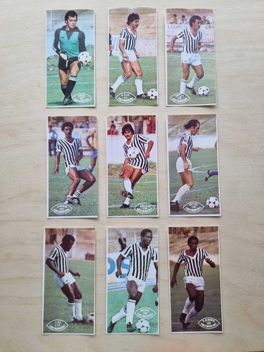 Cromos da equipa de futebol do Portimonense