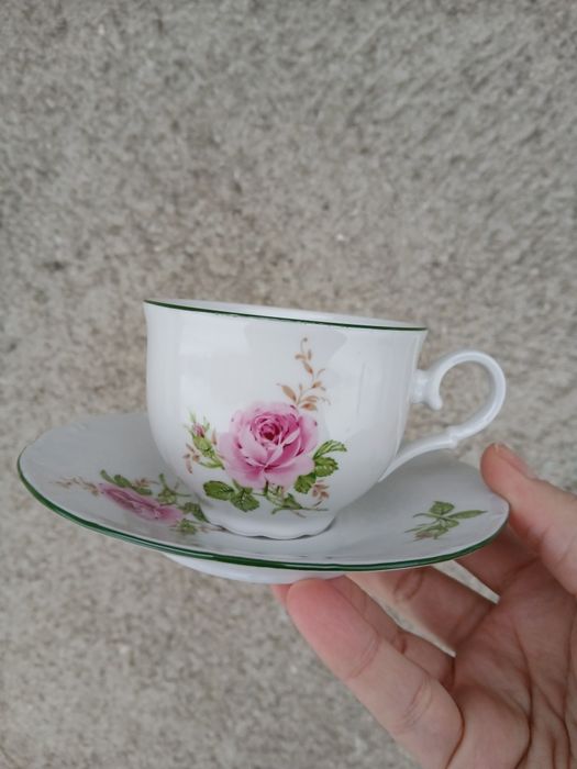 Чайний сервіз з Розами Чехія чайный сервиз фарфор Чехия  Розы