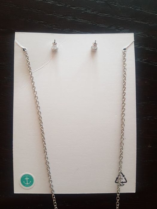 Avon komplet biżuterii Maki naszyjnik + kolczyki zestaw