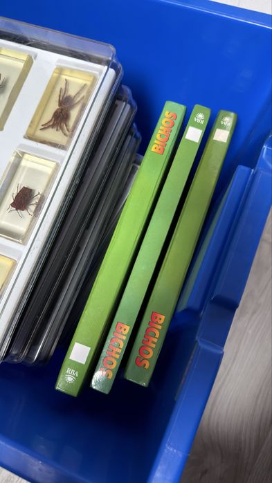 Coleção completa BICHOS RBA – 90 exemplares + 6 expositores + 3 livros