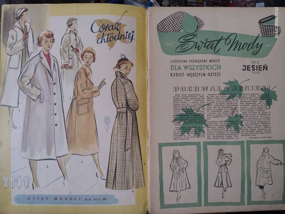 Świat Mody jesień 1950, nr.5