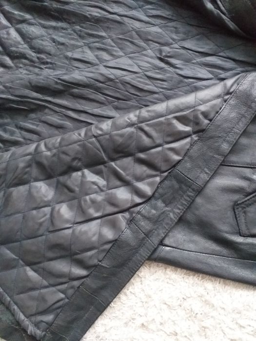 Płaszcz długi z naturalnej skóry 46/48 XXXL