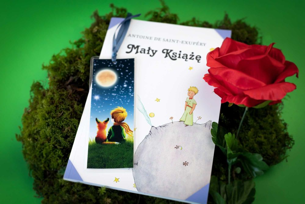 Zakładka do książki, mały książę, rękodzieło