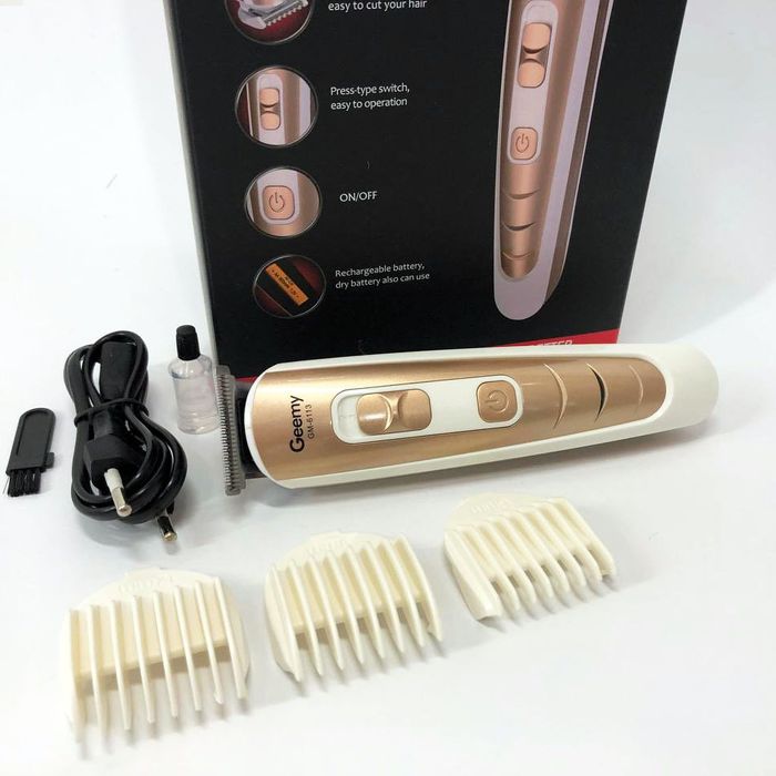 Машинка для стрижки волосся Gemei GM-6113 акумуляторна