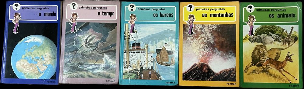 Livros infantis juvenis coleção Primeiras Perguntas educação ilustrado