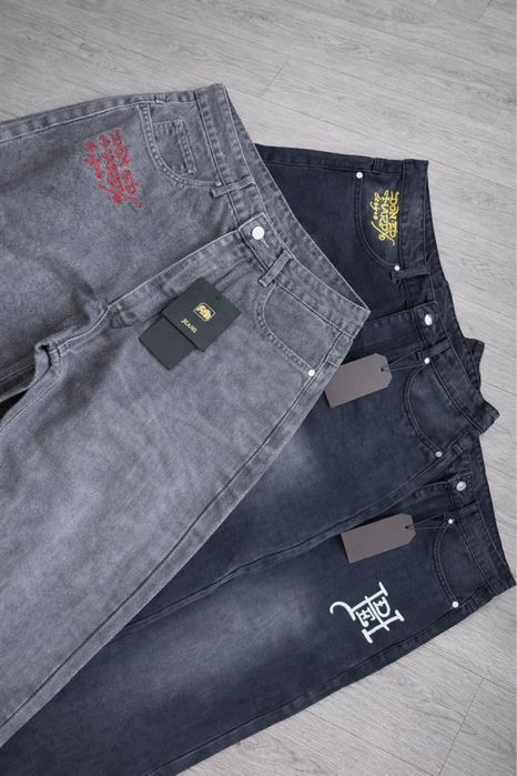 В наявності | ED HARDY JEANS штани джинси rap baggy pants ед харді sk8