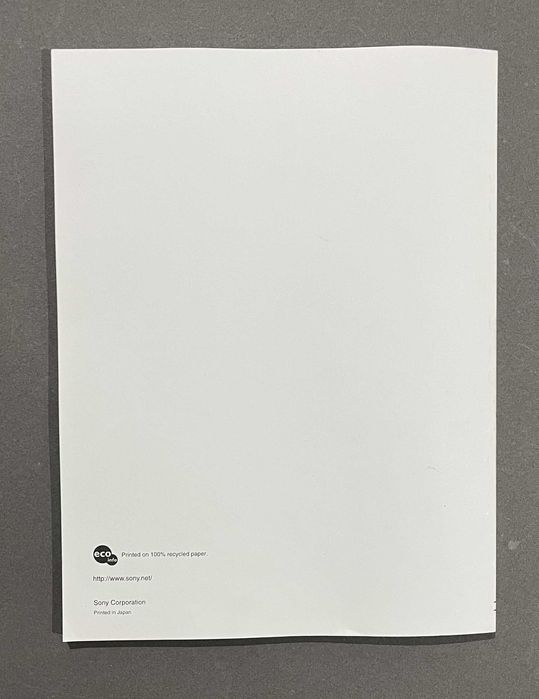 Manual Sony SnapLab UP-CR10L