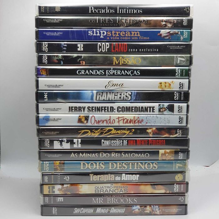Lote 6/1 - Pack de 18 Filmes Novos e Selados em DVD - Ref.VI