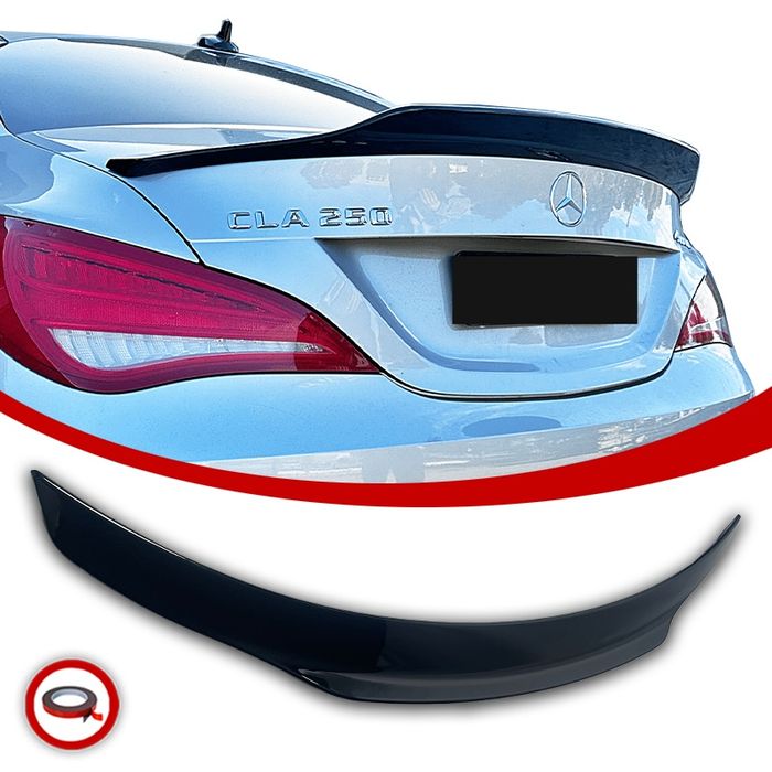 Mercedes W117 C117 Lotka Spoiler Dokładka Tylna PSM LOOK Czarny Połysk