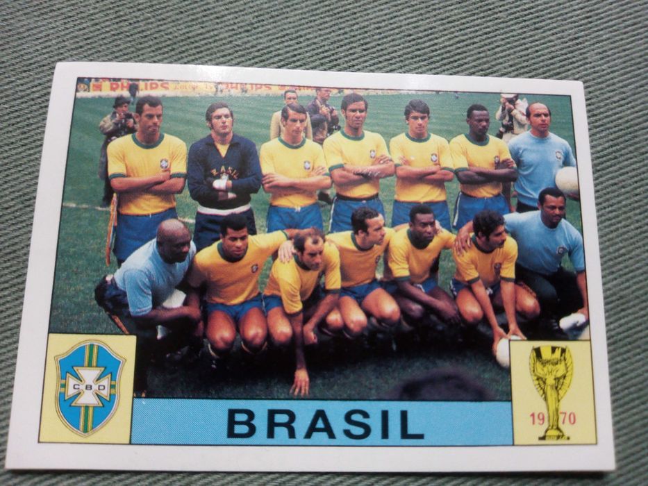 Cromo Panini World Cup Story da Seleção do Brasil no Mundial 70