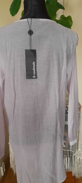 Bluzka  / Tunika/ WIZYTOWA      Lawendowa  roz. M    Soulmate