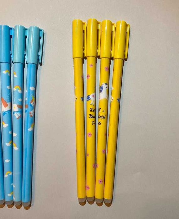 canetas giras apagáveis