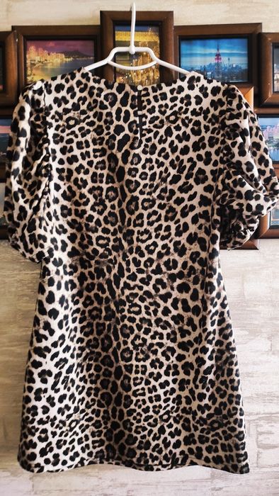 Яскрава леопардова сукня р S-M