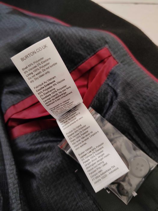 Burton Menswear Płaszcz czarny męski r. M