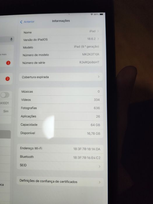 Apple iPad 9ª Geração 64GB Wi-Fi Cinza Espacial