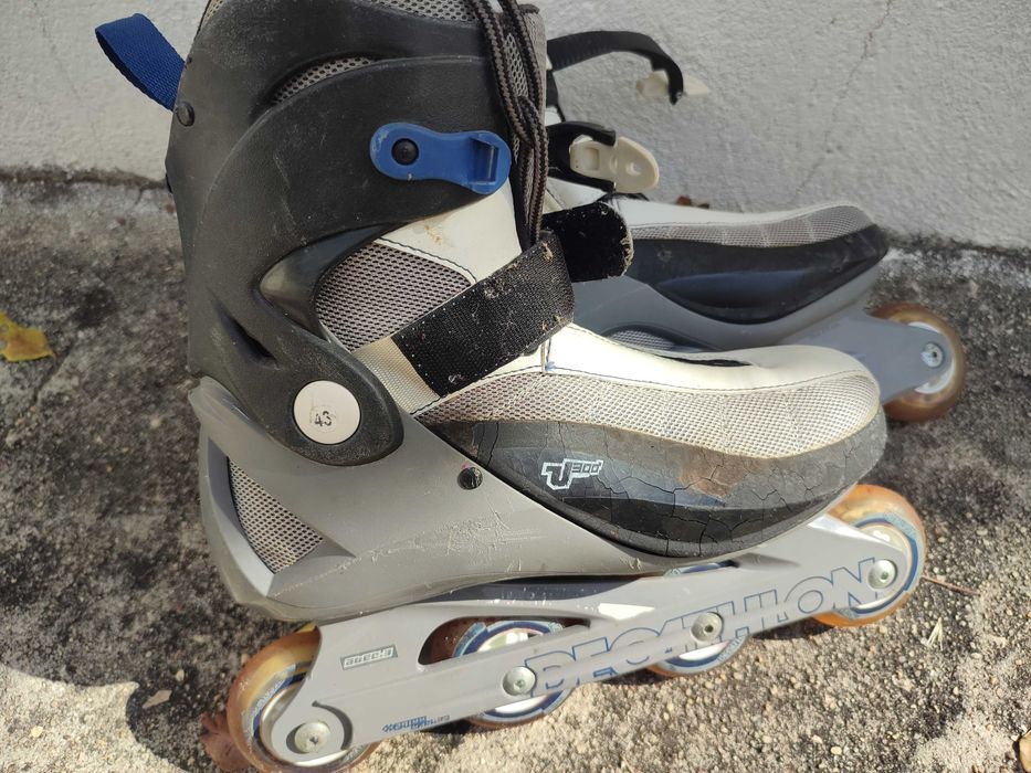 Patins Decathlon nº 43 – mau estado (10€)