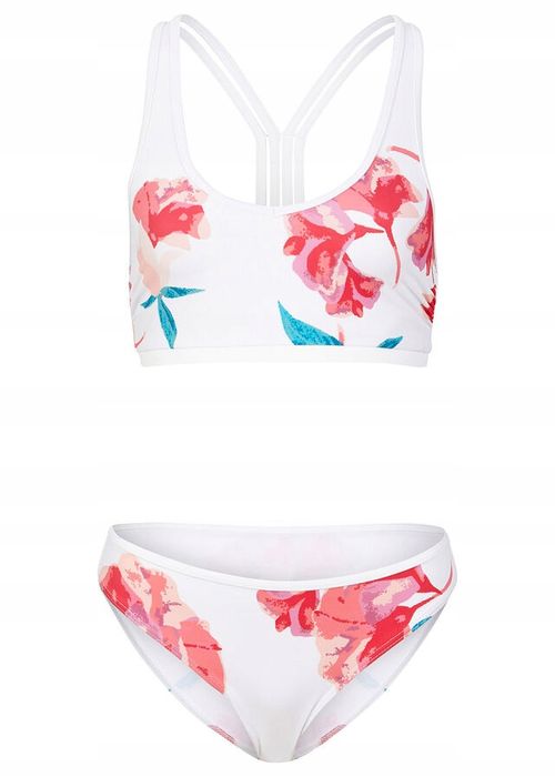 B.P.C bikini bustier z figami białe w kolorowe wzory 40.