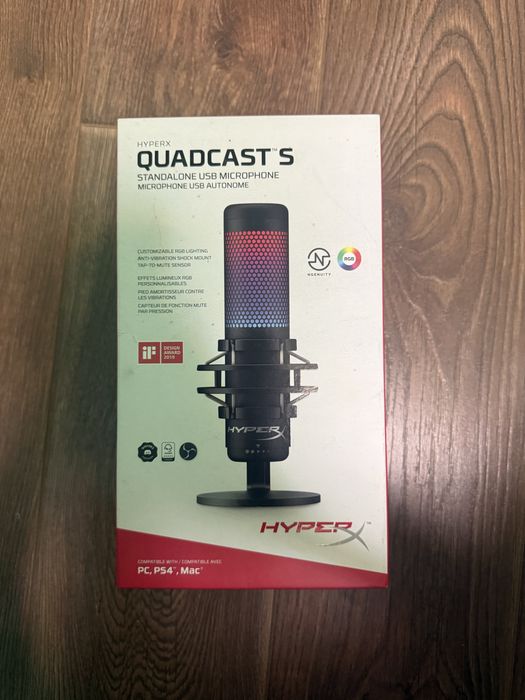 Микрофон HyperX QuadCast S Black