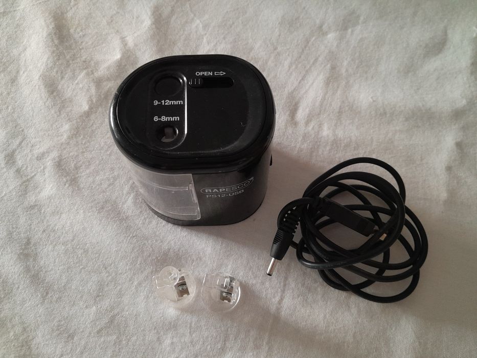 Afiador de Lápis Elétrico Rapesco PS12-USB