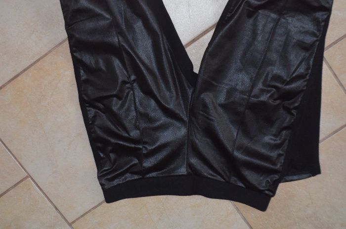spodnie czarne leginsy 38 M