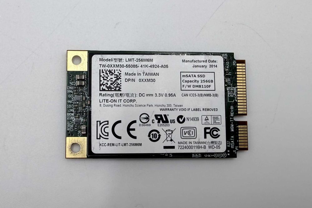 Dysk SSD LiteOn LMT-256M6M mSATA 256GB GW3m 96