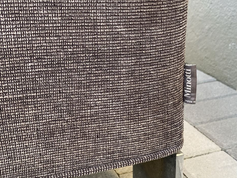 Sofa chaise longe minotti pollock - 130x130 - enchimento penas