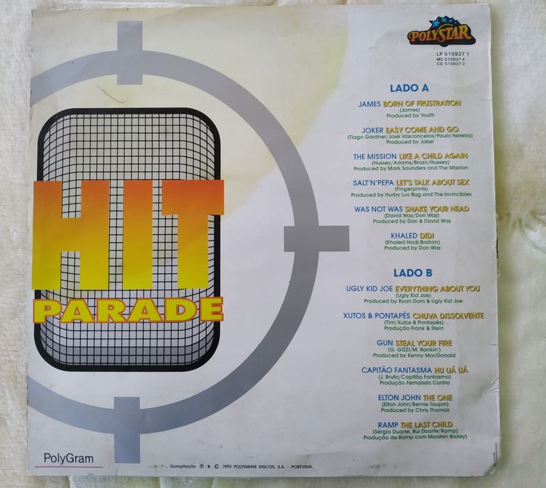 Disco Vinil Hit Parade 1992