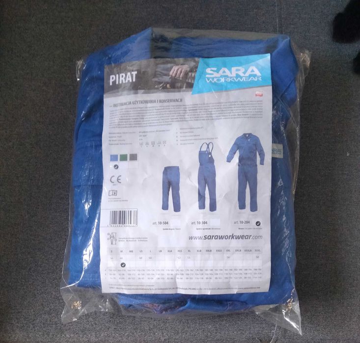 Komplet odzieży roboczej firmy SARA Workwear nowy