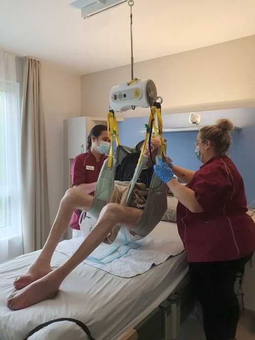 Podnośnik pacjenta winda sufitowa Handi Move HM2500 + szyny pilot