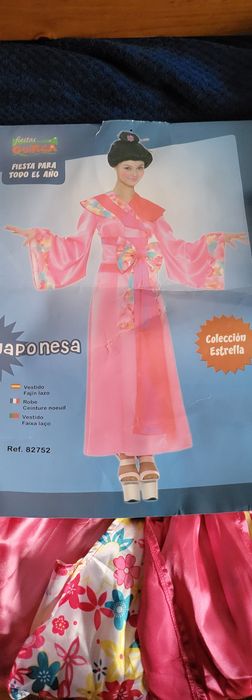 Disfarce de japonesa para adulto
