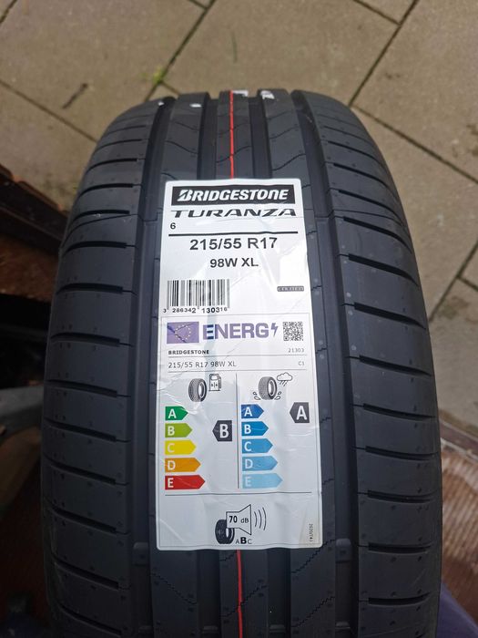 Sprzedam nowe opony Bridgestone Turanza R17/215/55 lato