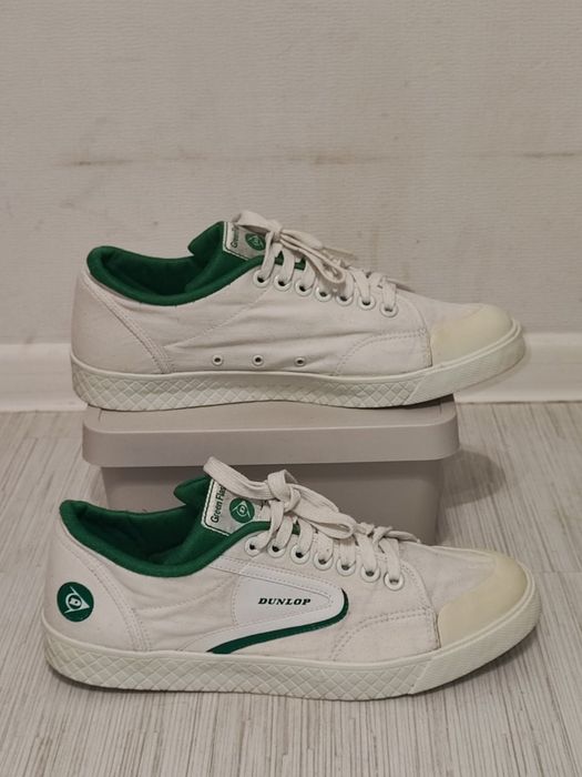 Кеди DUNLOP 45р білі текстильні