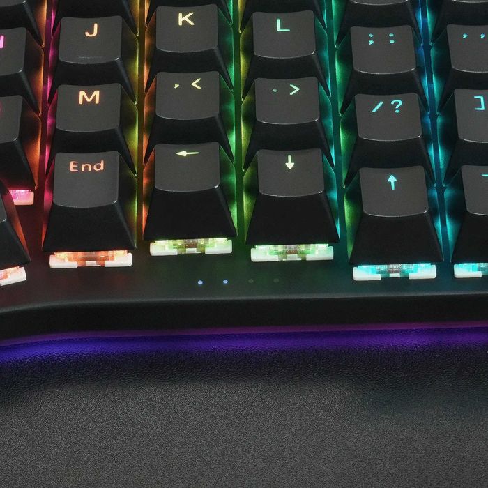 Bluetooth бездротова спліт клавіатура Harper з підсвіткою і крутилками