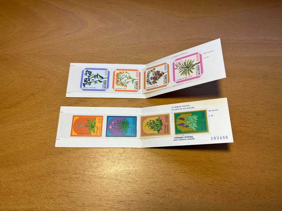 Filatelia - Booklets / Cadernetas Portugal - Anos 1981 a 2001