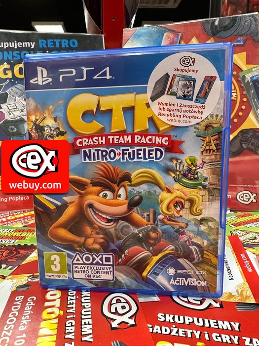 Gra Crash Team Racing NitroFueled [PS4] CeX Bydgoszcz Bydgoszcz • OLX.pl