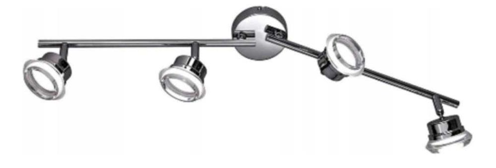 Lampa sufitowa reflektory 4x5w CHROM marka wofi -action
