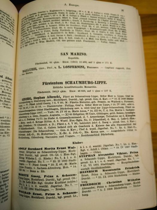 Antykwaryczna książka biograficzna Wer ist's? V. Ausgabe 1911