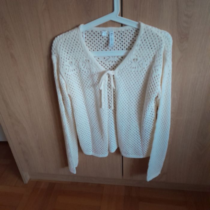 Ażurowa narzutka Bonprix sweterek XS/S nowa