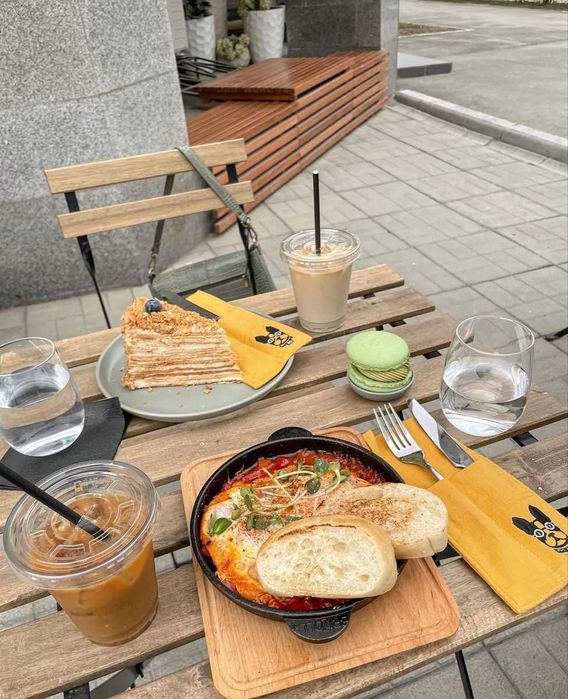 Набір садових меблів стіл і стільці (метал + дерево) садові меблі